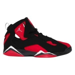 NIKE Air Jordan True Flight 'Black Red' Sneakers Size 8.5